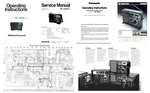 Operating / Service Manuals + 11X17 Schematic For The Panasonic RF-2900. Fixed Price $24.95.