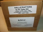 Hallicrafters S-76 Tube Kit. Fixed Price $89.00.