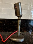 Vintage 1954 Rca KN-1B Announce Microphone (MI-12005) KS-5A With Original Base. Fixed Price $600.00.