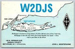 W2DJS Bethpage Ny Lunar Module Ham Radio Qsl Postcard 1981 Long Island Map A27. Fixed Price $13.95.