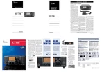 Icom IC-718 Instruction Manual + Service Color Brochure 32LB Paper. Fixed Price $32.95.
