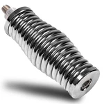 Chrome Stainless Steel Heavy Duty Cb Radio Antenna Barrel Spring Mount 3/8" X 24. Fixed Price $19.99.