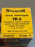 Vintage Stancor TP-2 Power Transformer 117V 6-42V Original Box Ham Radio Repair. Fixed Price $16.96.