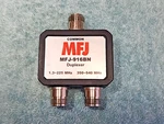 MFJ-916BN Duplexer 1.3-225 Mhz 350-540 Type For Ham Radio Dual Band Mobile. Fixed Price $34.99.