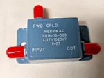 Merrimac/crane CRM-10-500 Directional Coupler 10M-1GHZ, 10DB Cpl 1.5DB Il Tested. Fixed Price $25.00.