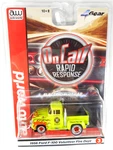 Auto World Ho Scale Slot Car 1956 Ford F-100 Volunteer Fire Dept. Fixed Price $33.24.