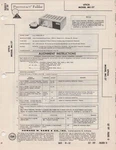 1962 Utica MC-27 Citizen Band Radio Service Manual Photofact Schematic Repair. Fixed Price $8.99.