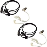 2-PACK Hands Free Headset Acoustic Tube Earpiece Ptt Mic For Icom Radio Devices. Fixed Price $20.95.