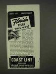 1940 Atlantic Coast Railroad - Florida This Way. Fixed Price $19.99.