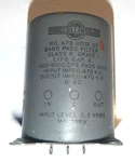 Vintage Collins Audio Bandpass Filter 400-3000 Hz, No. 6730202009. Fixed Price $40.00.