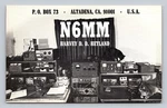 Ham Radio Qsl N6MM Altadena Ca Usa 1983 Drake T4XB R4C Equipment. Fixed Price $16.99.