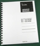 Icom IC-3210A/E Service Manual: W/11"X36" Schematics & Protective Covers. Fixed Price $29.00.
