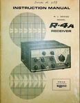 Drake R-4A Receiver Original Instruction Manual With 11 X 17"SCHEMATIC #2. Fixed Price $21.80.