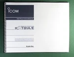 Icom IC-T81A/E Instruction Manual W/ Protective Covers. Fixed Price $19.95.