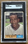 1961 Topps Ernie Banks #350 100% Authentic Cubs Hof Sgc 500 Home Run Club. Fixed Price $79.99.