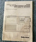 Radio Shack Dx 392 Owner's Manual. Fixed Price $19.99.