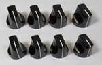 Rl Drake 8 Original Pointer Knob Set For R-4C, R-4B, R-4, T-4XC, T-4XB And T4X. Fixed Price $54.99.