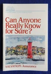 Can Anyone Really Know For Sure? Radio Bible Class Booklet Crucial Question 1987. Fixed Price $5.56.