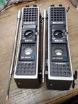 Vtg 2 Pc Lot Sony Icb 1000W 500MW Transciever 4' 9" Antenna Walkie Talkie Works!. Fixed Price $99.95.