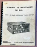 Side Band Engineers Sbe SB-34 Original Manual. Fixed Price $10.00.