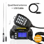 Radioddity DB25 Pro Car Mobile Dual Band V/uhf 25WATT, Quad Antenna. Fixed Price $93.49.