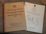 Rca Visual Monitor & Modulation Converter Instruction Parts Wiring MI-30027-A. Fixed Price $20.00.