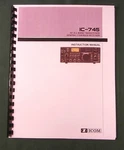 Icom IC-745 Instruction Manual Premium Card Stock Covers & 32LB Paper!. Fixed Price $23.00.