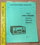Vintage Drake MN-2000 Antenna Matching Network Manual 1968. Fixed Price $24.00.