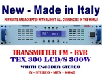 Broadcast Rvr Tex Lcd 300W Fm Transmitter With Encoder Stereo - 88 108 Mhz. Fixed Price $5880.00.