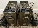 2 Us Army Radio Remote Control C-433 Grc W/ Western Electric E1 Phones. Fixed Price $169.99.