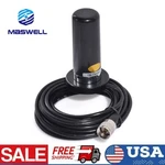 Dualband Vhf Uhf Ham Mobile Radio Antenna PL259 5M Cable With Female Base. Fixed Price $26.99.