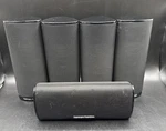 Harman Kardon Satellite Speaker Set Of 4 SAT-TS11 And Center CEN-TS11-BQ. Fixed Price $69.87.