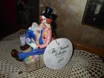 Vintage Yamada Collection Timeless Classics Lefton Clown Music Box Figurine Nos. Fixed Price $29.99.