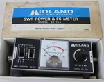 Vintage Midland Swr-fs Power Meter 23-134 W/ Original Box & Extras Radio Parts. Fixed Price $29.99.
