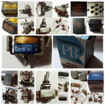 Vtg Radio Lot Bud Midget Condenser MC-1873 P&b Relay Espey Transformer Capacitor. Fixed Price $29.99.