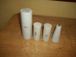 4-VINTAGE Ham Radio Ceramic/porcelain Insulators. Fixed Price $15.00.
