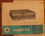 Allied Knight KF-90 Assembly Manual, Stereo Am/fm Tuner Receiver Original 50 Pgs. Fixed Price $31.99.