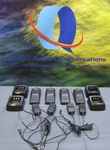 Lot Of Four Rca RDR2500U Uhf 400-470MHZ Portable Two Way Radios Base And Cords. Fixed Price $139.99.