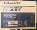 Yaesu FT-2980R Watt Mobile 2M Includes Rt Systems Programming Cable Brand New. Fixed Price $350.00.