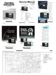 Panasonic RF-B65 Operating Manual + Service Ads Review 32LB Paper. Fixed Price $29.95.