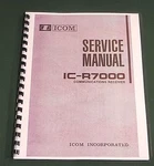 Icom IC-R7000 Service Manual: 11"X32" Foldout Schematics & Protective Covers. Fixed Price $35.00.