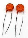( Pcs ) Vishay 615R100GAT50 500PF 10KV 20% X5F Ceramic Dc Disc Capacitors Nos. Fixed Price $12.95.
