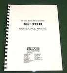 Icom IC-730 Service Manual: With 11" X 26" Foldout Schematics!. Fixed Price $33.00.