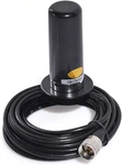 Dual Band Vhf Uhf Ham Mobile Radio Antenna PL259 Connector With Magnetic Base Ex. Fixed Price $40.99.