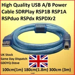 High Quality Usb A/b Power Cable Sdrplay RSP1B RSP1A Rspduo RSPDXR2 Ham. Fixed Price $13.00.