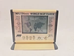 Used MFJ-112 Dxer's World Map Clock Vintage New Battery. Fixed Price $49.99.