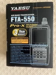 Yaesu FTA-550 Pro-x Air Band Radio. Fixed Price $200.00.