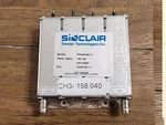 Sinclair Vhf Preselector Mhz Bandwidth W/bnc Connectors 150-160 FP20401B-2-1 .. Fixed Price $89.99.