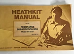 Vintage Heathkit IN-3137 Resistance Substitution Box Manual. Fixed Price $15.00.