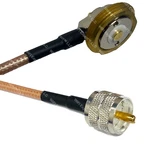 RG400 Nmo 3/4 Inch Atenna Mount To PL259 Uhf Male Coax Rf Cable Usa Lot. Fixed Price $55.17.